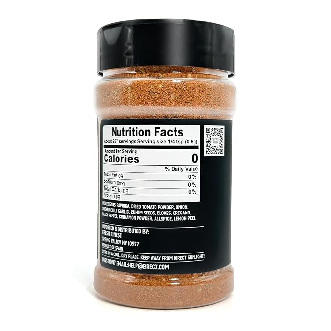 Fresh Finest Mexican BBQ Seasoning - 5oz (142g) - Smoky, Authentic, Kosher, All-Natural, Non-GMO