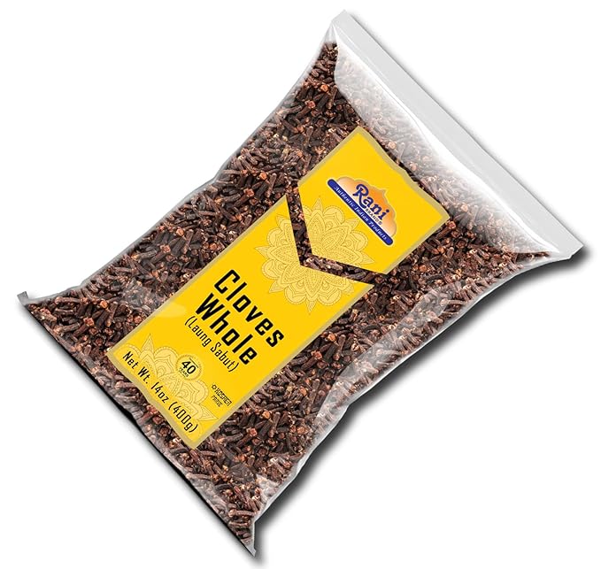 Rani Cloves Whole (Laung) 14oz (400g) Great for Food, Tea, Pomander Balls and Potpourri, Hand Selected, Spice ~ All Natural | NON-GMO | Kosher | Vegan | Gluten Friendly | Indian Origin