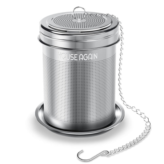HOUSE AGAIN Fine-Mesh Stainless Steel Tea Infuser – 1 Pack