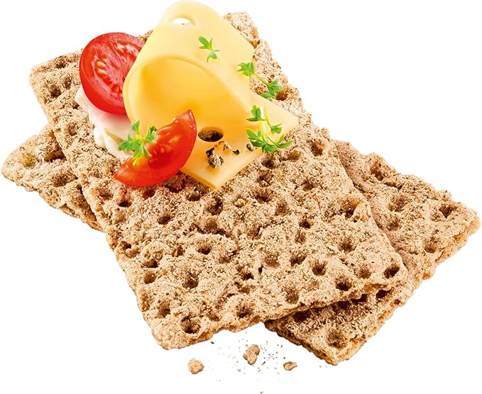 Brandt Burger Crispbread, 8.8 Oz, No Yeast (Pack of 3, Crunchy Rye)