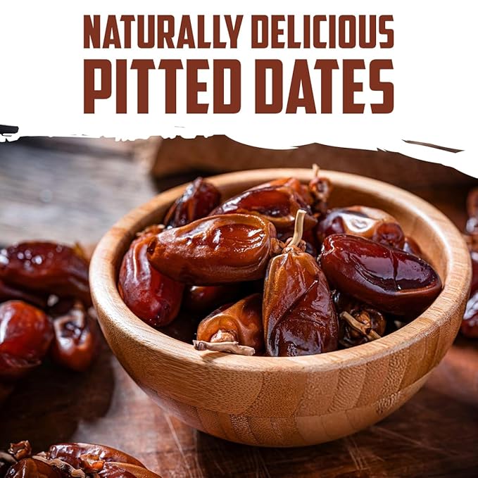 Pitted Dates 3lbs pack of Deglet Noor Dates Pitted, Bulk, Delicious and Nutritious Deglet Date Ideal for Baking, Energy Bites and Salads, Whole Dried and Ready to Eat
