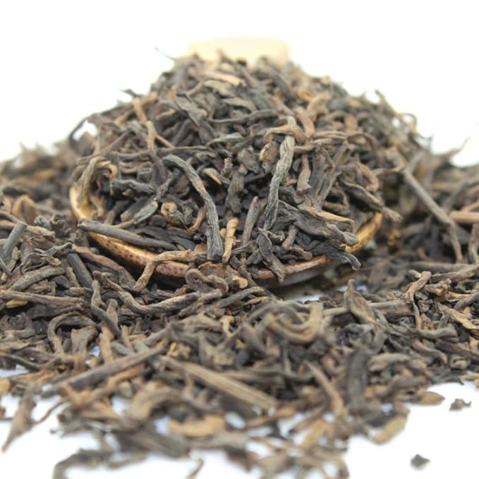 Tealyra - Ripe Pu'erh Tea - 5 Years Aged Loose Leaf - Caffeine Level High - 100% Naturally Processed - Aged Black Tea Pu Er - 113g (4-ounce)