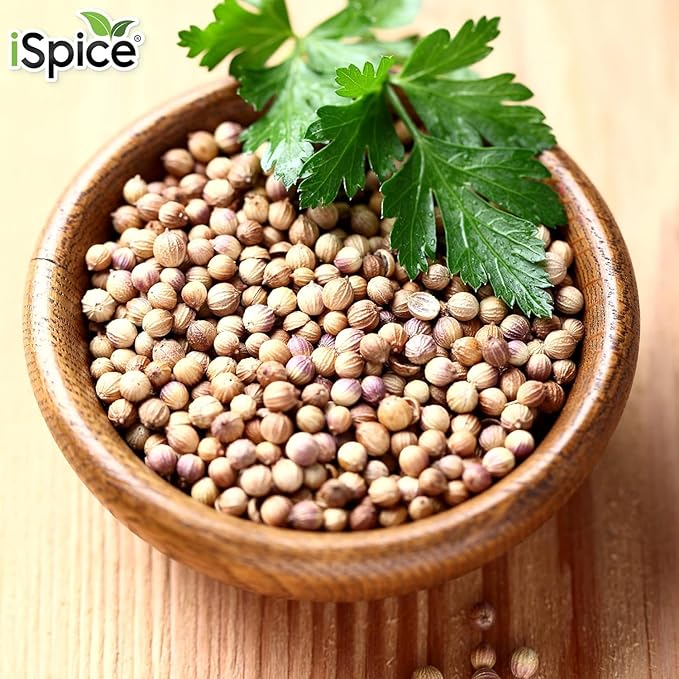 iSpice PREMIUM GROUND CORIANDER SEED POWDER | Pure and Fresh |Essential Kitchen Herbs |4.7oz (134g)