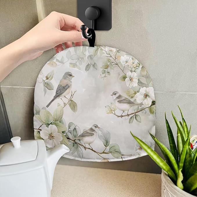 Hummingbird Tea Cozy for Teapot Insulated Floral Tea Pot Cozy Home Decor Tea Cosy for Teapot Kitchen Accessory Tea Pot Cover