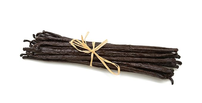 Homemade Vanilla Extract Kit | DIY | 1 Ounce of Premium Organic Madagascar Grade A Vanilla Beans 6-7 inches (Appoximately 8-10 Beans) with 8.5 oz Swing Top Glass Bottle