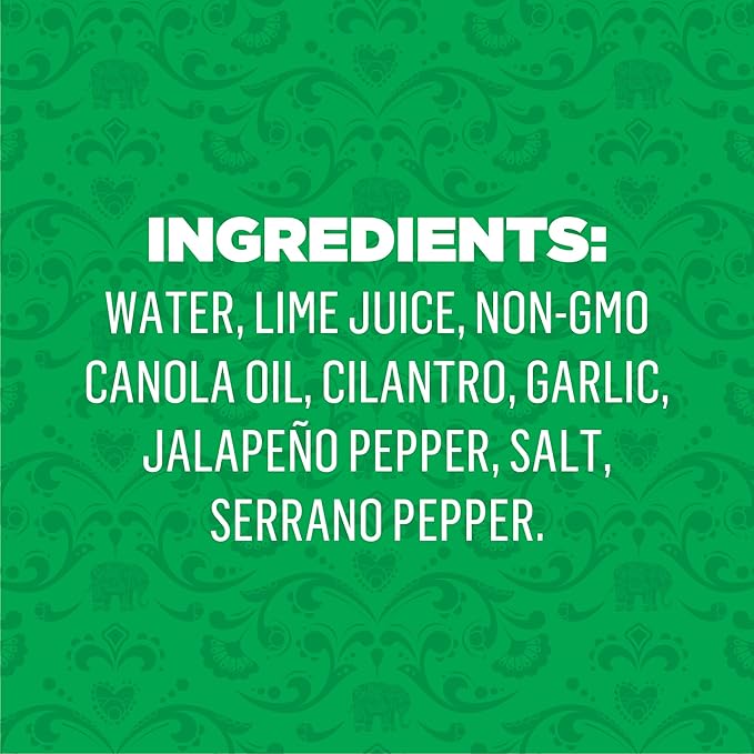 PUR Spices Cilantro Blaze I Hot Sauce & Tangy Cilantro Chutney I Fresh Cilantro, Garlic, Lime and Hot Peppers I Plant Based, Gluten Free, No Sugar Added, Preservative and Additive Free I 6oz Jar