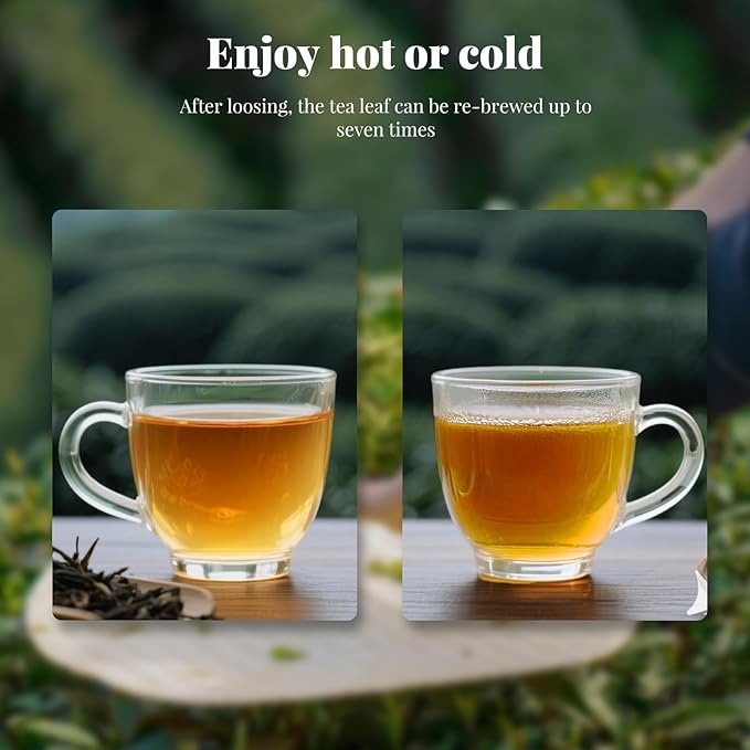 The Spring Tea Premium Grade Ancient Tree Black Tea & Jasmine Tea From Wild 300+ Year Old Tree, Loose Leaf with Dual Tea Collection, Just harvested in Spring 2025, Exquisite, Handpicked, Gift Package, 3.5oz/100g