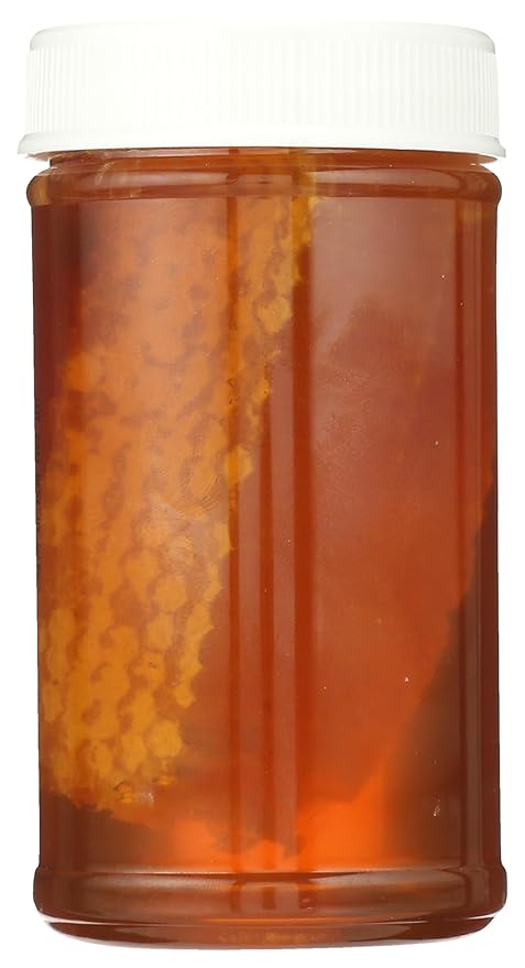 Florida Raw Apiaries | Raw and Unfiltered Wildflower Honey with Comb, 16 Ounce