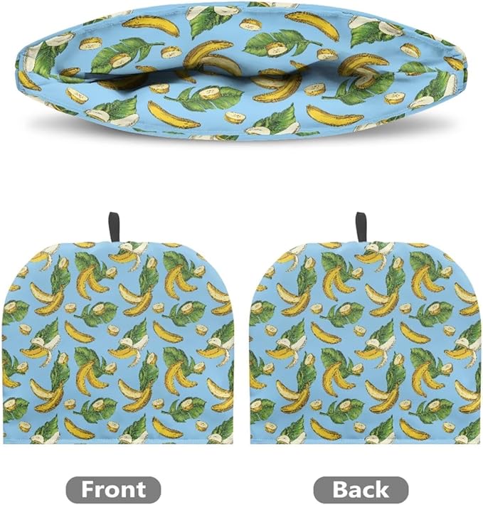 Tea Cozy Yellow Banana Print Creative Insulated Tea Cosy Extra Thick Home Kitchen Decoration Creative Gifts Dust Teapot Cover Kitchen Accessories for Travel