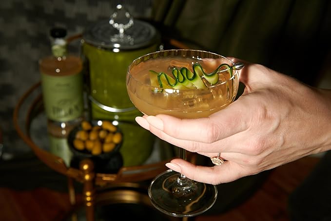 Tilden Lacewing, Multi Award Winning Non-Alcoholic Cocktail, Vegan and No Sugar Added, Cucumber, Basil, Lychee, and Juniper, 750ml (Pack of 3)