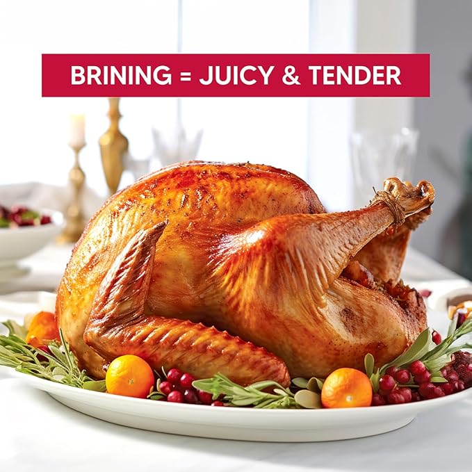 HIC Kitchen Roasting Turkey Brining Bag, Holds 20-Pound Turkey, Brining Liquids, and Seasonings, Set of 2
