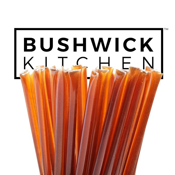 Bees Knees Salted Honey Sticks, 50 Sticks, 1 tsp Each, Wildflower Honey Straws Blended with Sea Salt, Foodie Gifts, Unique Gift Ideas