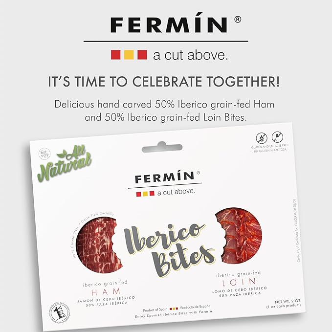 Spanish Cheese Assortment + Free Iberico Ham + Iberico Loin (2 oz total) by Fermin