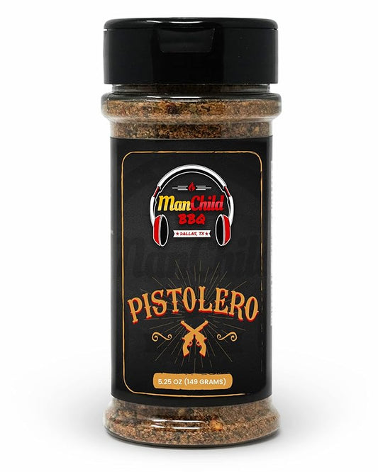 Fajita & Taco Seasoning, Tex-Mex Seasoning by Manchild, Mexican Spice Blend for Carne Asada, Polo Asado & More, Gluten Free, No MSG, 5.25oz