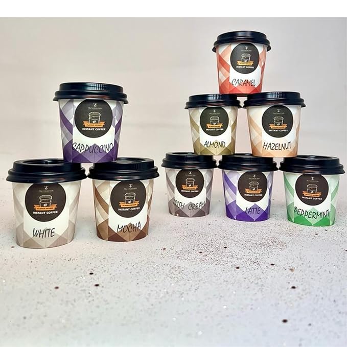 Coffee Gifts - Instant Coffee Gift Set For Men, 9 Flavoured, Coffee Lover Gifts |Coffee Gifts For Women, Men |Coffee Sampler Gift Set |Coffee Hamper Gifts |Gifts For Men & Women