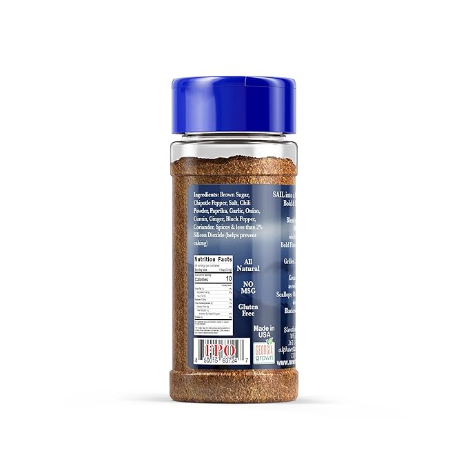 New Harbor Seasoning - Blackened Seasoning | All Natural | Bold & Bright Flavor | Perfect for Grilled Fish | Made in America |