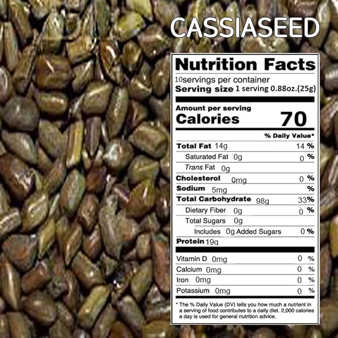 GAGOPA Korean Ingredients Expertly Dried and Roasted Caffein-Free Natural and Healthy Herbal Tea Grown in South Korea Pure with Rich Flavor (Cassia seed)