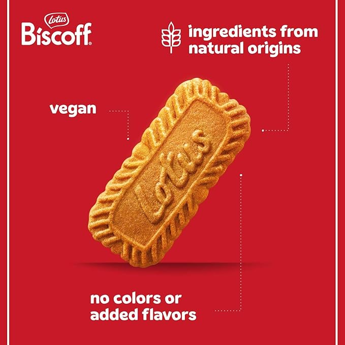 Lotus Biscoff Cookies – Caramelized Biscuit Cookies – 150 Cookies Individually Wrapped – Vegan, 0.2 Ounce (Pack of 150)