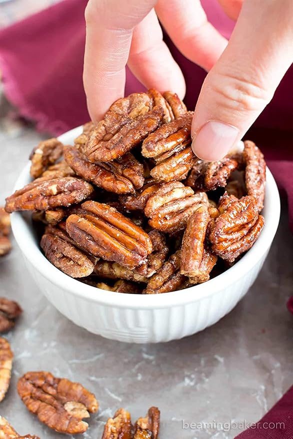 Whole, Shelled & Dry Roasted Georgia Pecans Unsalted (2 Lbs.) - Vegan & Keto Friendly - Oven Roasted in Small Batches for Added Freshness - Farm Fresh Nuts Brand