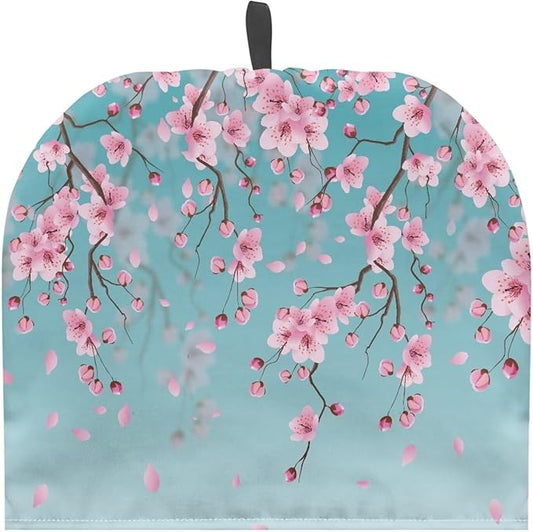 Blue Tea Cozies Cherry Blossom Tea Cozy for Teapot Insulated for Women Pink Tea Cosy for Teapot Home Kitchen Accessories