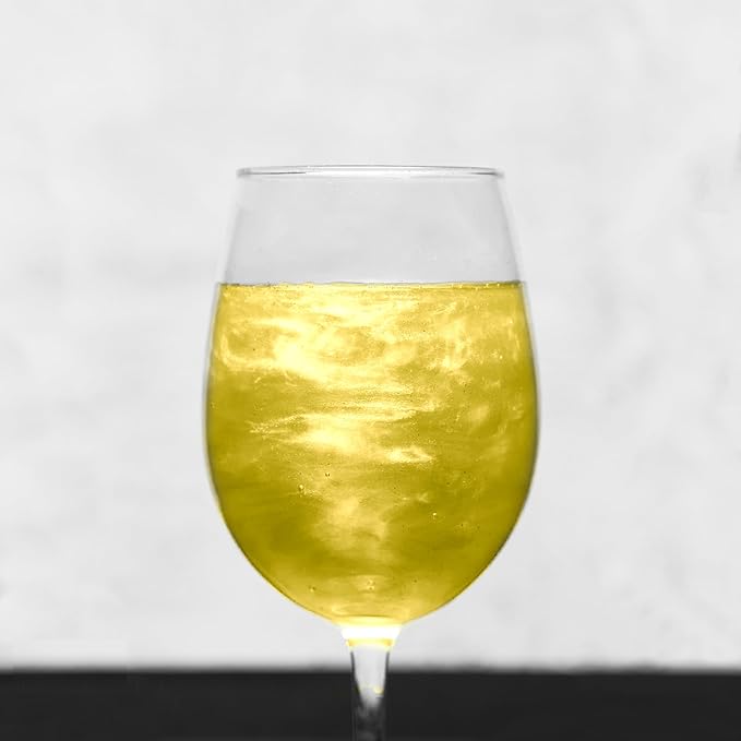Luster Dust - Classic Yellow (4g 1x Jar) | Edible Vegan Dust & Paint for Cake Decorating, Ice Cream, Desserts, Cocktails and Beverages by Bakell