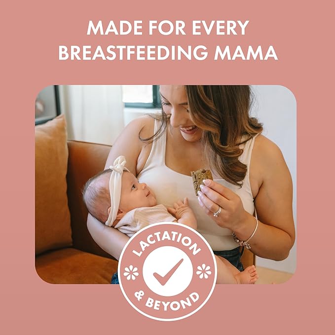 Boobie Bar Superfood Oatmeal Chocolate Chip Lactation Bar for Breastfeeding Moms to Increase Milk Supply | #1 Selling Lactation Snack Bars | Vegan, Fenugreek-Free, Gluten-Free, Dairy-Free (7 Bars)
