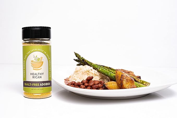 Healthy Rican Salt-Free Adobo, Sazon, Sofrito Seasoning Mix Bundle Non-GMO, No MSG, No Preservatives, Gluten-Free, Keto, Whole30, Diabetic Friendly (SF Variety Bundle)