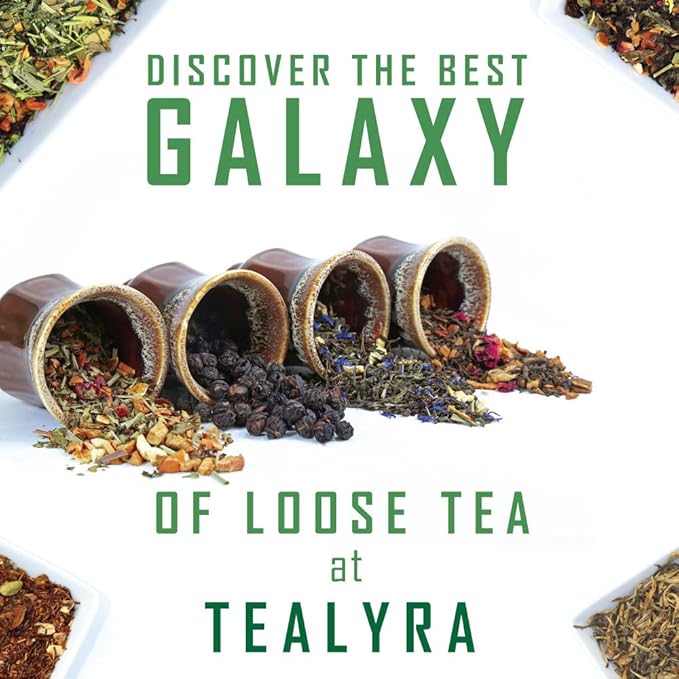 Tealyra - Sweet Berry Compote - Hibiscus - Cherry - Raspbery - Herbal Fruity Loose leaf Tea - Vitamins Rich - Hot and Iced - Caffeine-Free - 112g (4-ounce)
