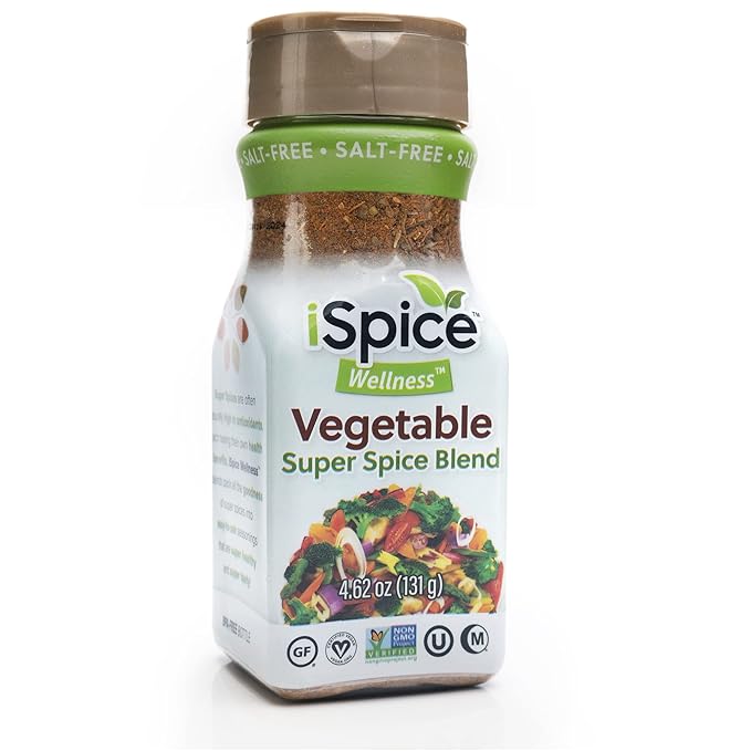 iSpice Salt Free Seasoning,100% Sodium Free Beef, Chicken, Meat Sauce, Pork, Vegetable, Salad and Seafood Seasonings Gift Sets 100% Fat Free| Pack of Different Seasoning Blend (7 Pack)