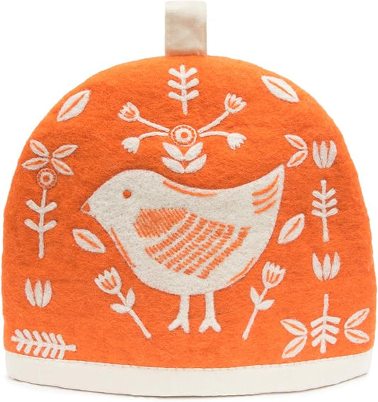 Glaciart One Wool Teapot Cozy Kettle Cover | Dome Shaped Large Tea Cosy, Kettle or French Press | Handmade & Needle Felted from Natural Wool | Warms Up to 2 Hours | Great as Gift