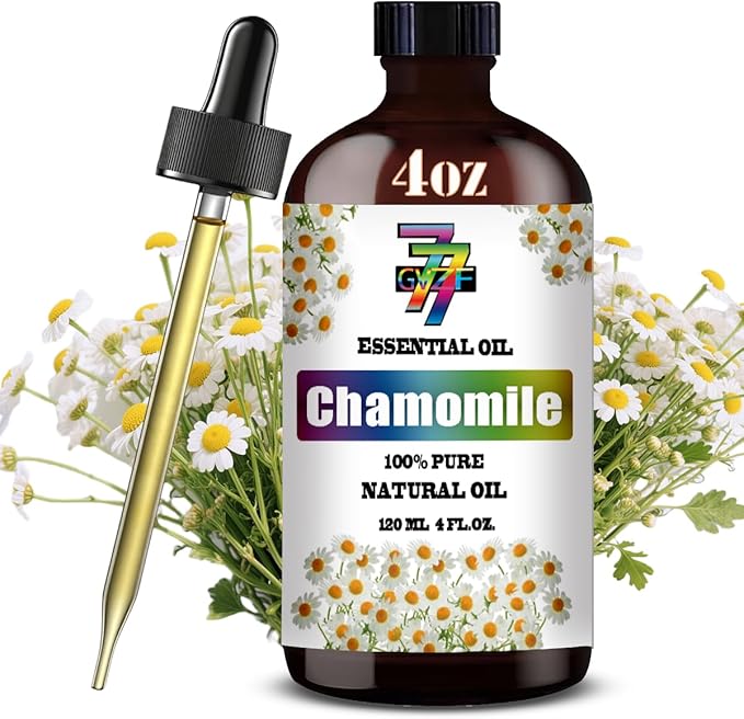 Chamomile Essential Oil (4 oz / 120 ml) ??Chamomile Oils for diffusers, humidifiers, Home Baths, Cleaning Products, Yoga, DIY Soaps and DIY Scented Candles