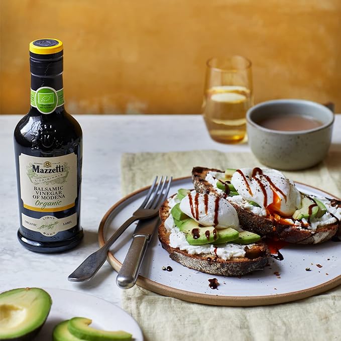 Mazzetti L'Originale Organic Balsamic Vinegar of Modena, Organic & Aged, 3 Leaf, 8.45 Ounce