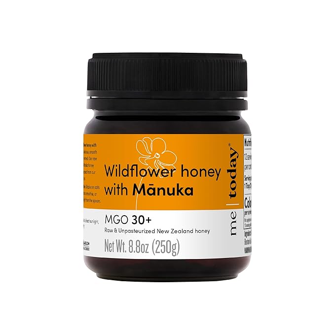 me today - Wildflower Honey with Manuka MGO 30+ from New Zealand (8.8 oz) Authentic, Raw & Unpasteurized