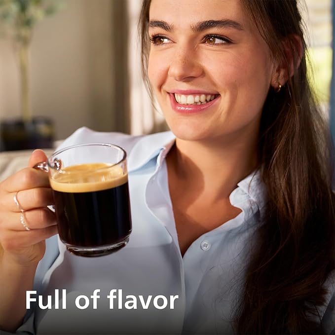PHILIPS 4400 Series Fully Automatic Espresso Machine ??12 Hot & Iced Coffees, Quick-to-Clean LatteGo Milk System, SilentBrew, QuickStart, Ceramic Grinder, Cashmere Grey (EP4444/90)