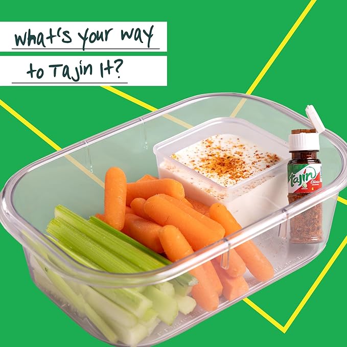 Tajín Clásico Chile Lime Seasoning Mini Display 0.35 oz, 40 Mini Bottles (Pack of 2)