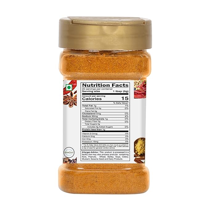 Dwaraka Organic - Tandoori Masala, 3.5oz, Healthy, Organic, Non GMO, All Natural