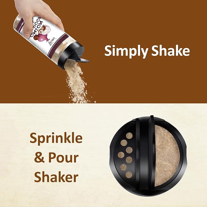 Yimi Onion and Mushroom Seasoning Mix, Umami Flavor, Finely Ground Powder for Soups, Stews, and Sauces and More, 8 oz