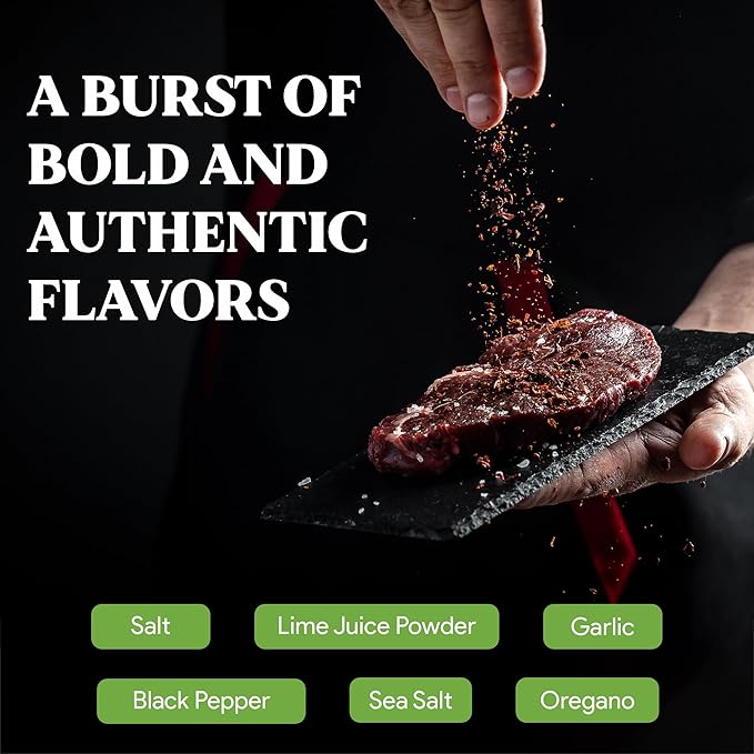 Chili Lime Seasoning ??Zesty, Tangy Spice Blend with Garlic & Citrus for Chicken, Seafood, Roasted Vegatables, and More ??Sugar-Free, Gluten-Free ??Recipe in a Bottle ??5.7 oz