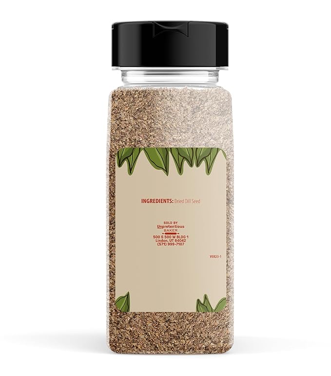 Unpretentious Dill Seeds, 8 oz, Whole Seeds, Pickling, Versatile Seasoning