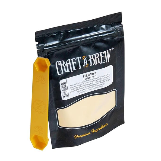 Craft A Brew - Fermaid O - Wine Yeast Nutrient - More Natural Nitrogen Source - At Home Winemaking - Promotes Consistent Wine Fermentations - Used in Beer & Mead Brewing - 1oz
