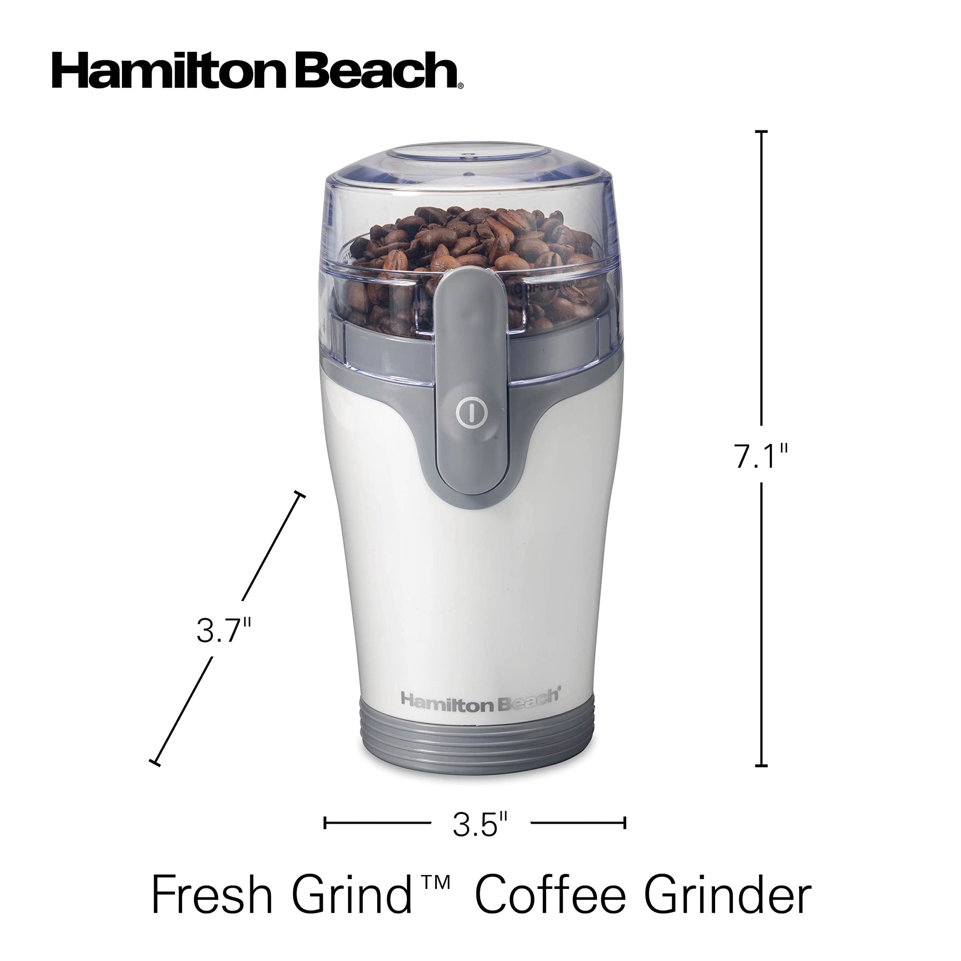Hamilton Beach Fresh Grind Electric Coffee Grinder For Up To 12 Cups