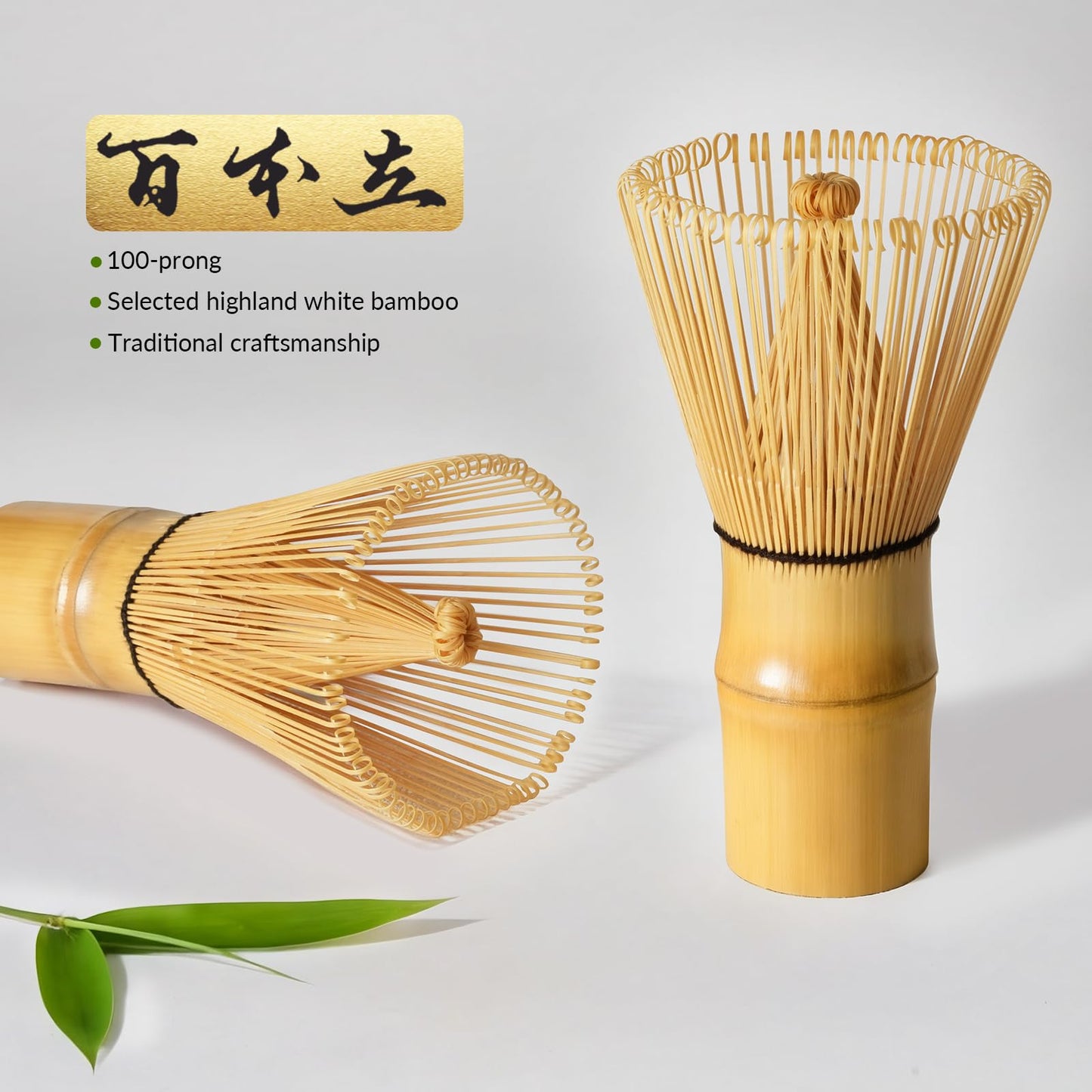 Jidkuld Matcha Whisk Set, Matcha Kit Gifts for Matcha Lovers, Mottled Green