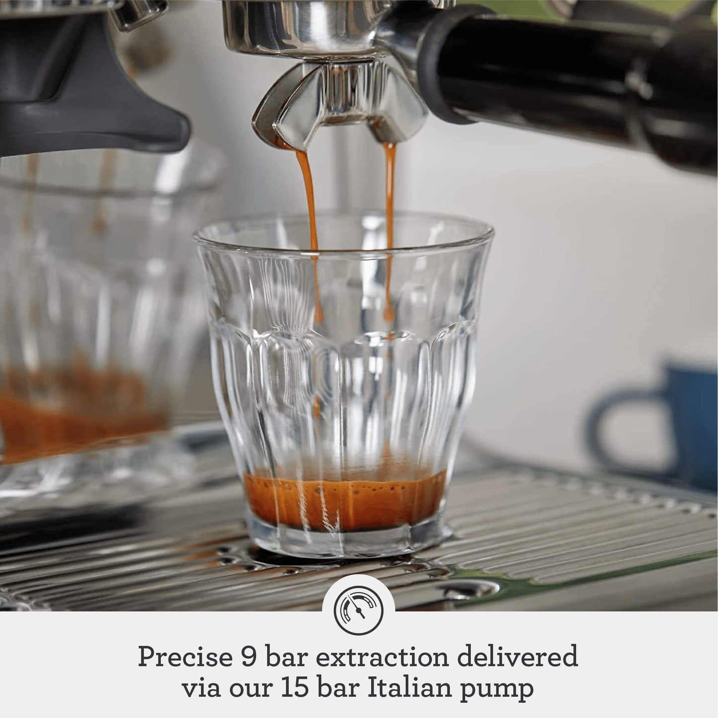 Breville BES870BTR Barista Express Espresso Machine, Black Truffle