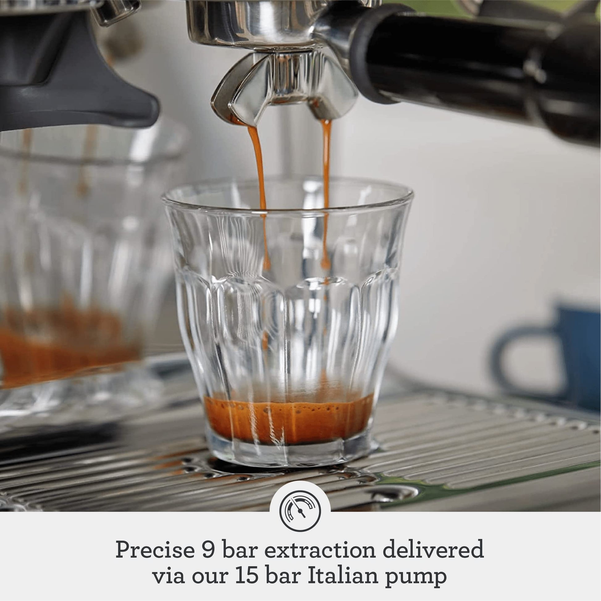 Breville BES870BSXL Barista Express Espresso Machine, Black Sesame