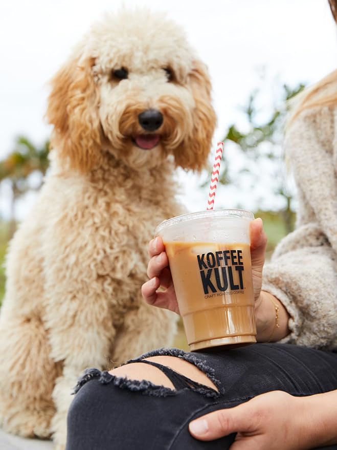 Koffee Kult Dark Roast Whole Bean Coffee 100% Arabica Coffee Beans, Gourmet Artisan Blend with Chocolate & Cinnamon Notes - 80oz Resealable Bag