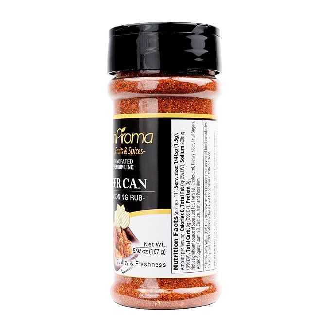 GranAroma Beer Can Chicken Rub, Savory & Spicy Blend, Seasoning for Grilled Chicken, Roasted Vegetables, BBQ Dishes (5.92 Ounce)