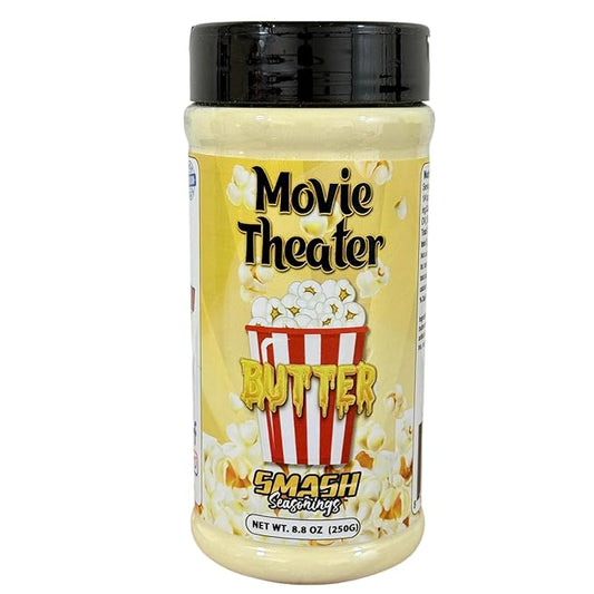 Butter Popcorn Seasoning Shaker 8.8oz ??Rich Buttery Flavor Blend for Snacks ??Savory Sprinkle for Popcorn, Corn on the Cob, Potatoes, Veggies, Fries, Pasta, Chips, Meals & Movie Nights