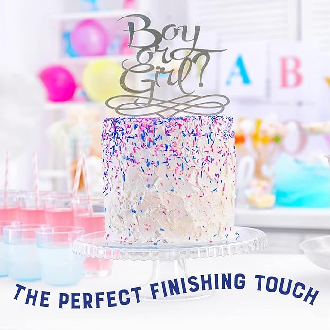Judee's Gluten Free Gender Reveal Blue and Pink Sprinkle Mix 2 lb - Gluten-Free and Nut-Free - Brighten Up Your Baked Goods for Cookie Cake Decoration Use for Baking as Dessert Ice Cream Toppings