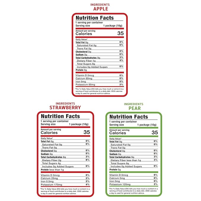 Nature?™s Turn Freeze-Dried Fruit Snacks, Snack Size Variety, Pack of 30 (0.35 oz Each)