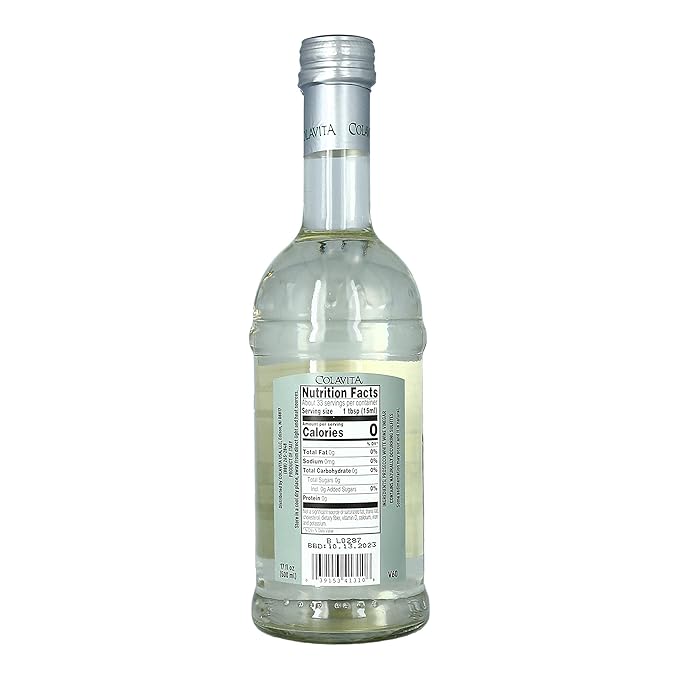 Colavita Wine Vinegar - Prosecco White Wine Vinegar, Non GMO, 17 Ounces